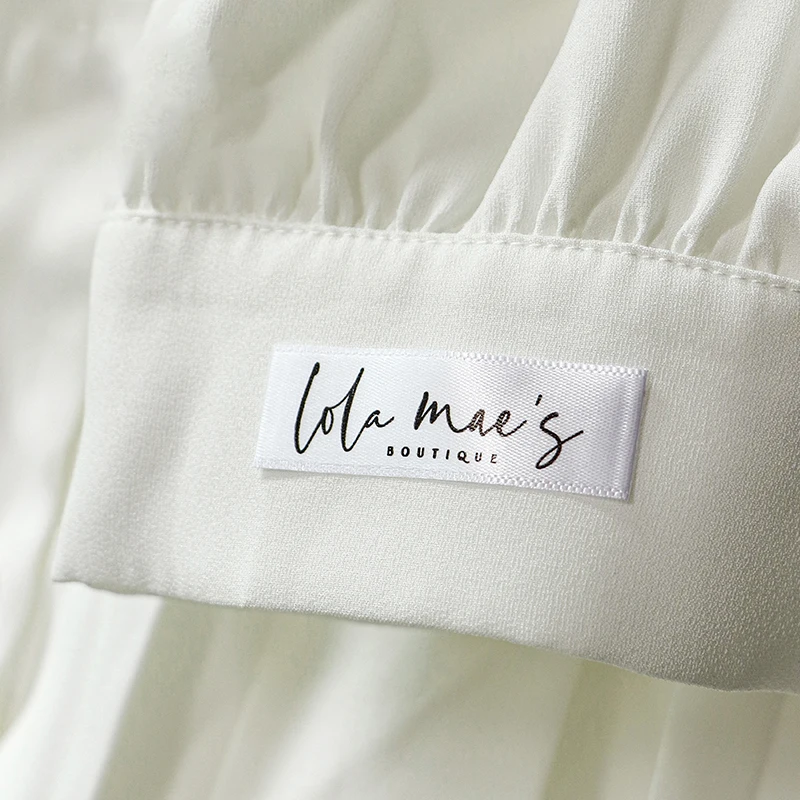 High Custom Metal Thermal Logo PVC Labels Garments Shoes Bags Woven Fabric Thermal Transfer Embossed Technique PET Center labels