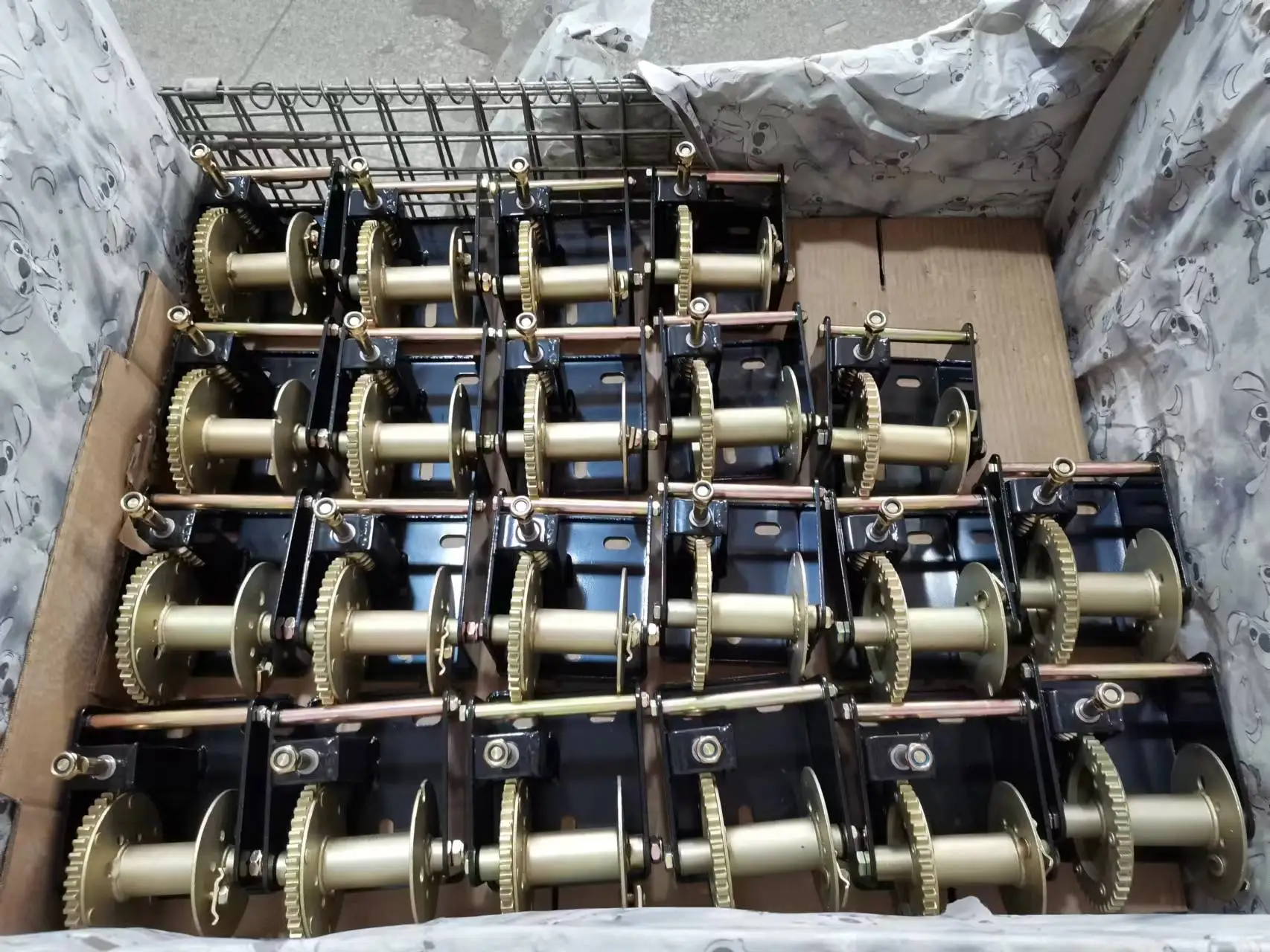 Китайский производитель, 2000 фунтов, ручная лебедка, червячная шестеренчатая лебедка с передаточным числом 41:1