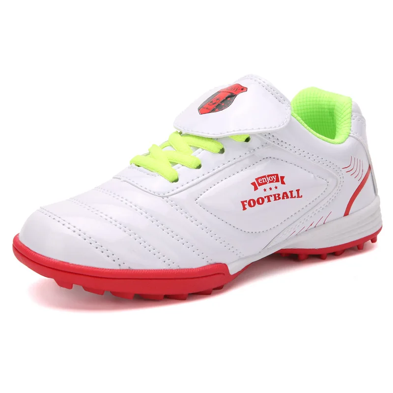 
 Soccer shoe for children girls and boys anti-skid wear training outdoor match indoor practice sports shoes  