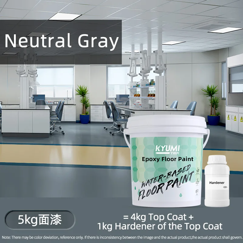 Long-lasting and endurable epoxy coating for industrial floor