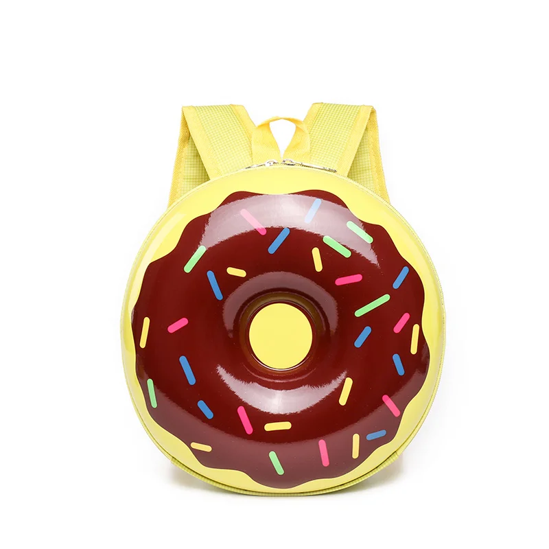 New design cute EVA cartoon eggshell kindergarten school bags Hard shell doughnut children schoolbag backpack for girls