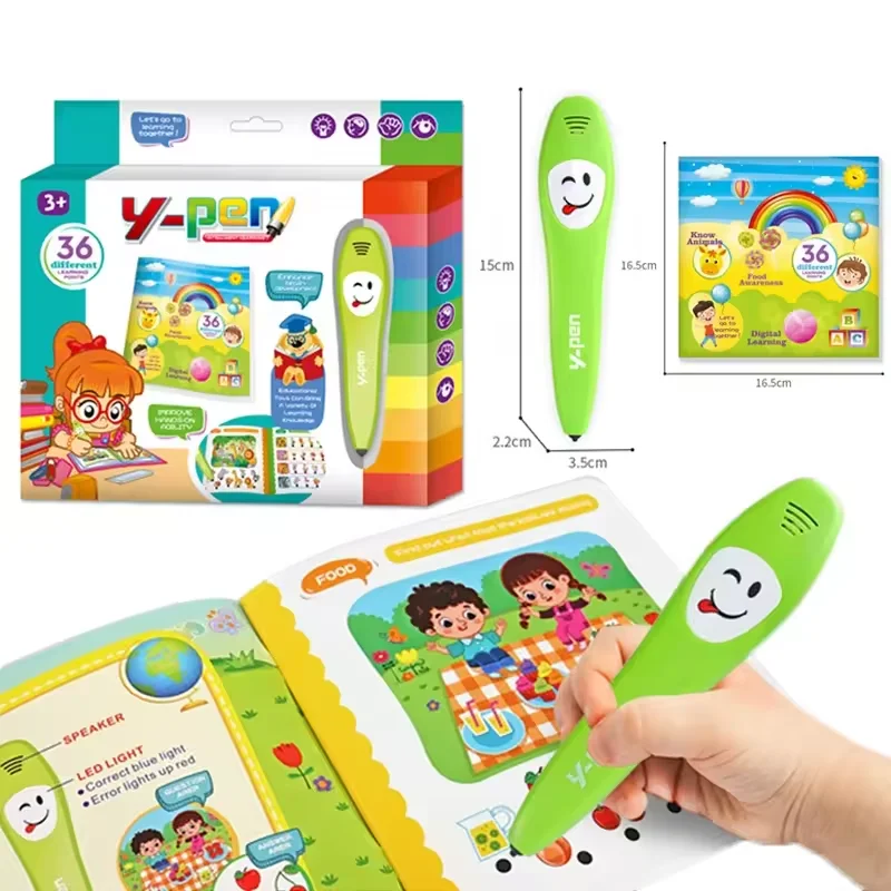 New Talking Toy English Logic Judgment Sound Reading Y-pen Kids Smart Digital Talking Pen Learning Machine For Kids
