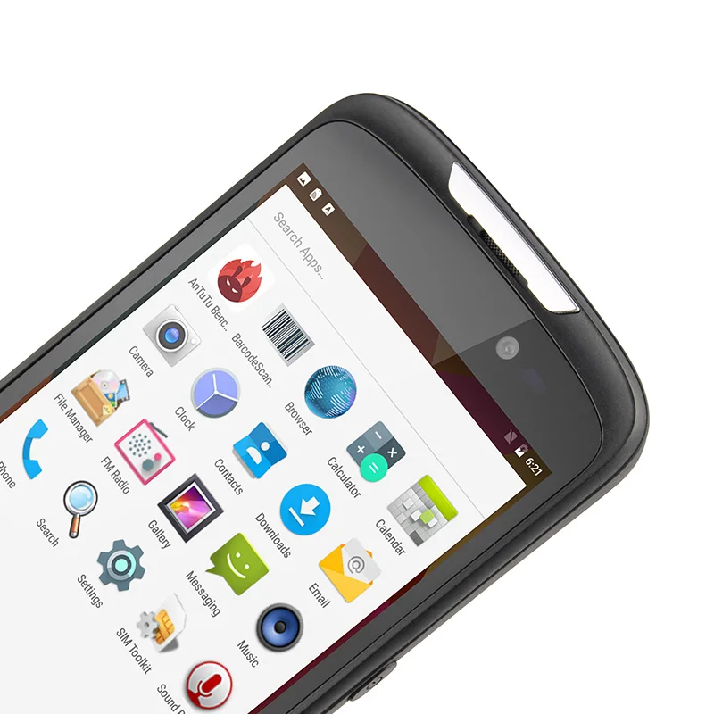 Новый 5 дюймов M598 IP65 прочный 4G LTE смартфон с зарядная станция NFC 1D/2D КПК на базе Android Штрих-код лазерный сканер