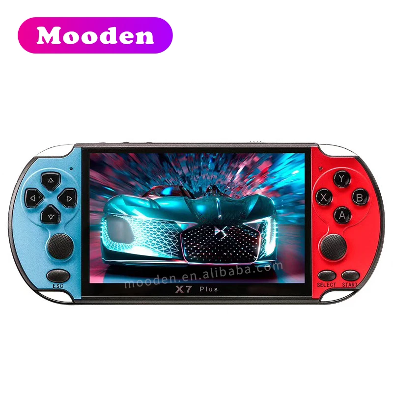 5.1Inch X7 Handheld Portable Retro Video Game Console Built in 10000 Games With 8GB Memory 64Bit Game Player