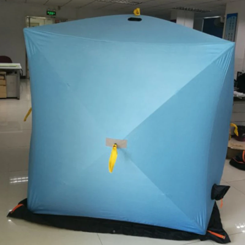 Pop up ice fishing tent 4 person bivvy camping cube instant setup cube tent for winter