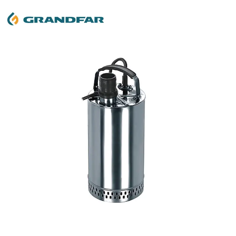 Grandfar 0.55kw submersible high pressure stainless water pump clean submersible water pump for irrigation and garden