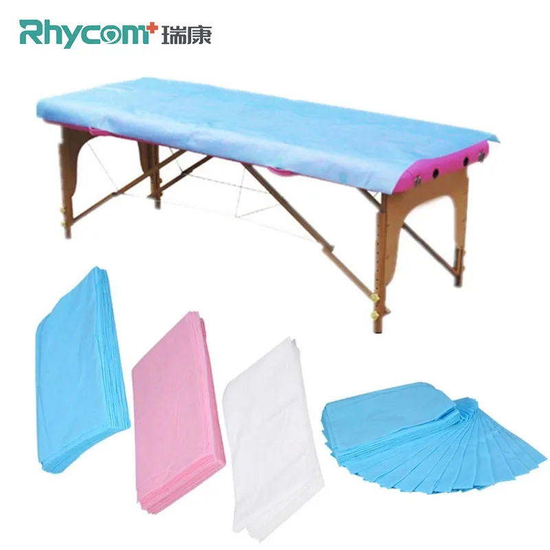 Rhycom disposable bed sheets for massage table, waterproof and M
