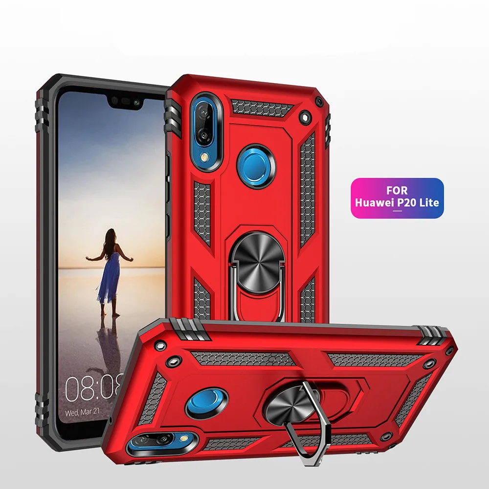 Hbrid Armor Back Cover Case For Huawei P20 Lite,Case For Huawei Nova 3E