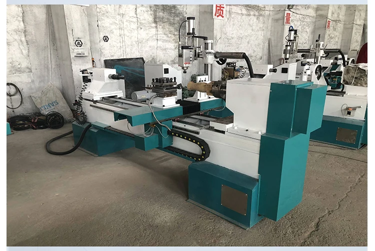 WS-L1530-4A automatic tool change cnc wood turning lathe with ATC