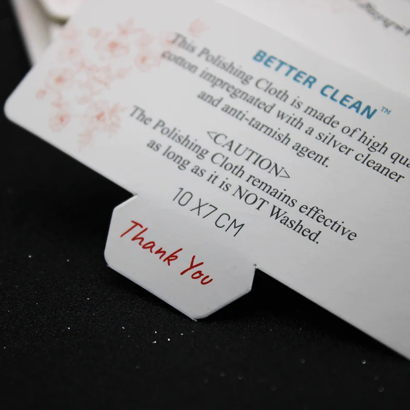 8x8cm Custom Logo Silver Polishing Cloth Microfiber Suede Jewelry Cleaning Cloth cleaner care cleaning polishing cloth for jewel