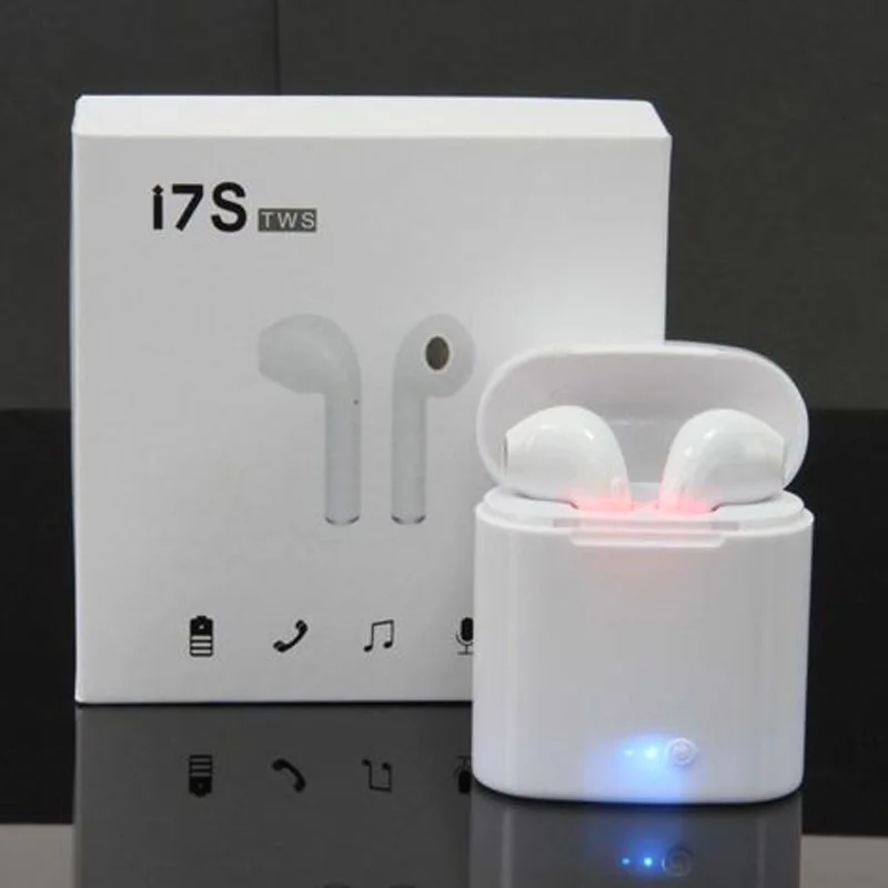 Wholesale OEM TWS i7 Twins Ear Ture 5.0 Private Label Black Bass Wireless Earbuds True Binaural Stereo Headset i7s