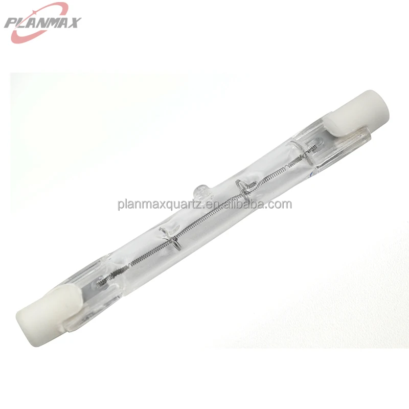 J118 Infrared Heating Lamp 175W 200W 250W 300W 500W Ruby Gold R7S Quartz Glass Halogen IR Heat Lamp