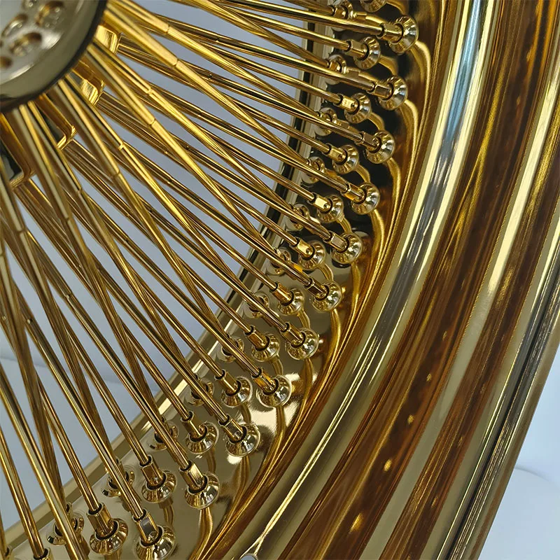 20x8 22x8 13 14 15 16 17 18 20 22 Inch All Gold 100 150 Spokes Reverse Staggered Gold Wire Wheels Chrome 4 5 6 Holes