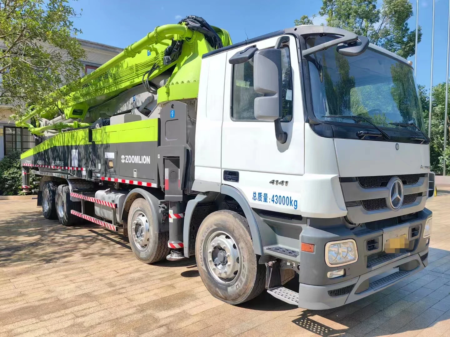 Used Zoomlion 13-14 Zoomlion Benz 52m (Remanufactured) Used Concrete Pump Trucks in Good Condition