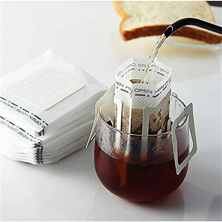 Hot Sale custom portable coffee bag drip cup hanging ear drip coffee tea filter bag
