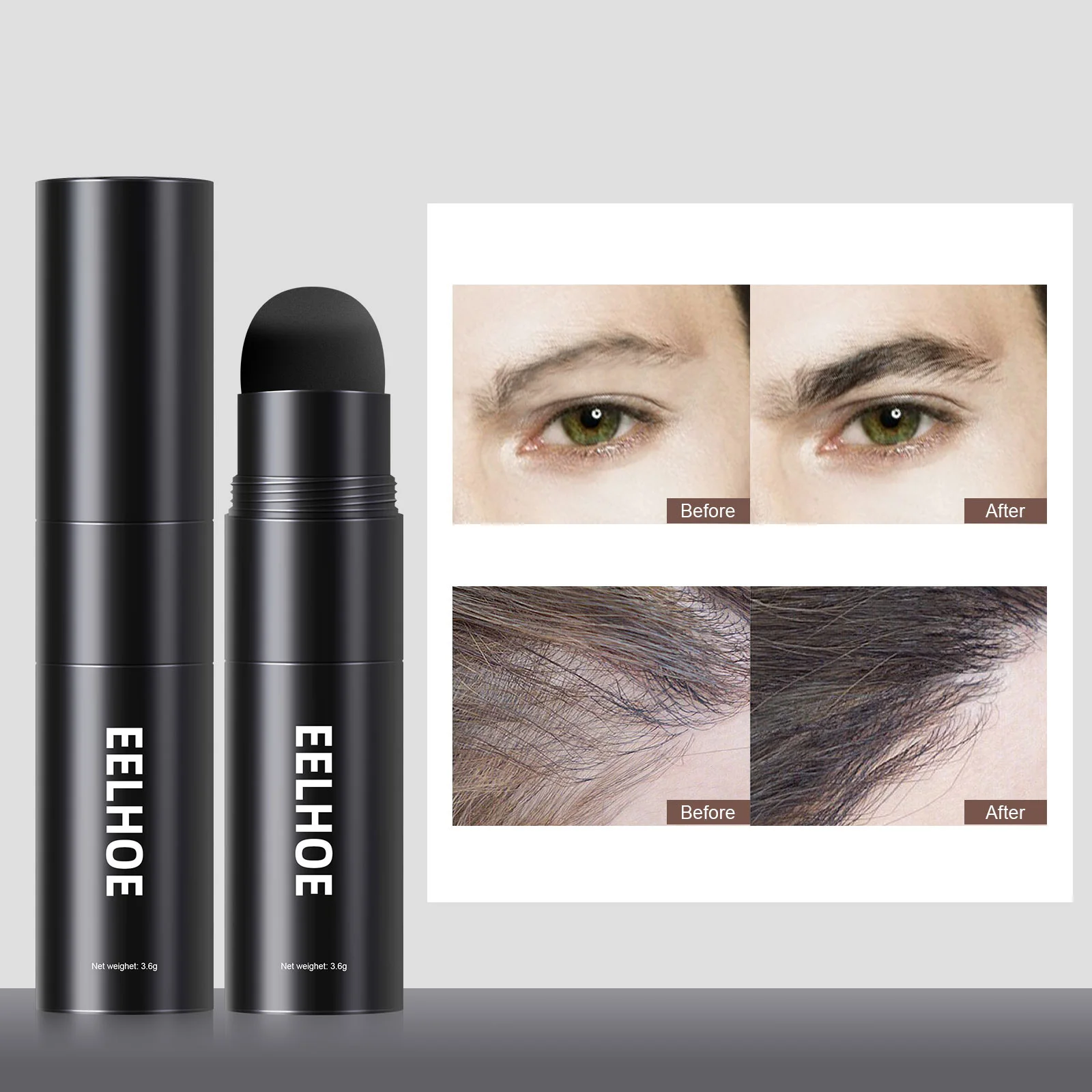 Hot Sale Hair Loss Treatment Instant Hairline Root Shadow Hairline Powder Men Hairline Eyebrow Repair Shadow Powder