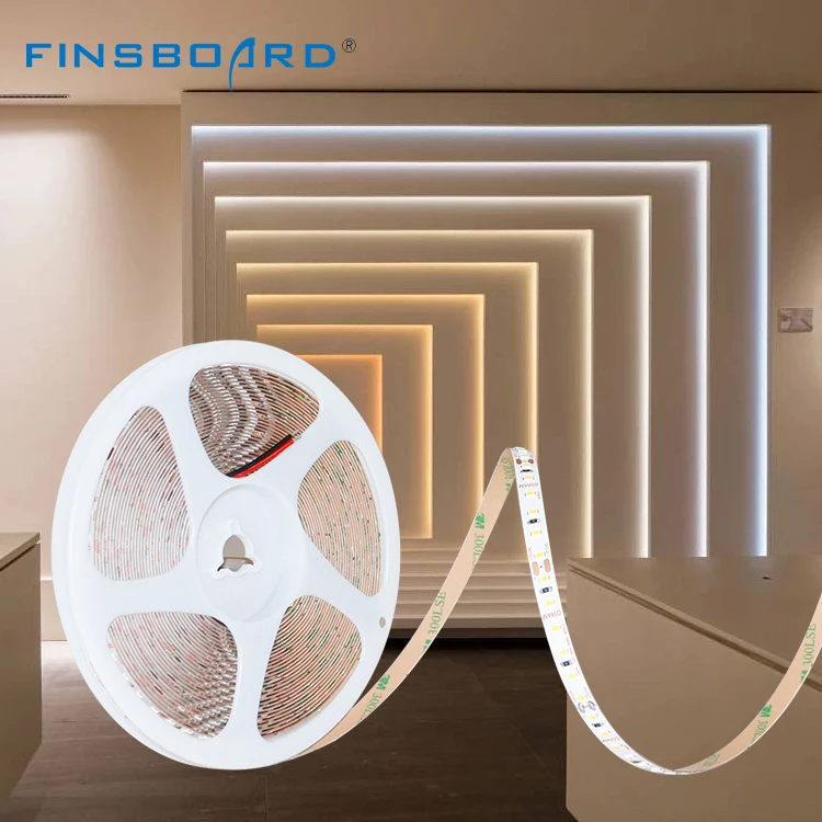 High Quality Decorative Background Indoor Light Strips Led DC 24V 8mm SMD2835 120 LED Strip Light