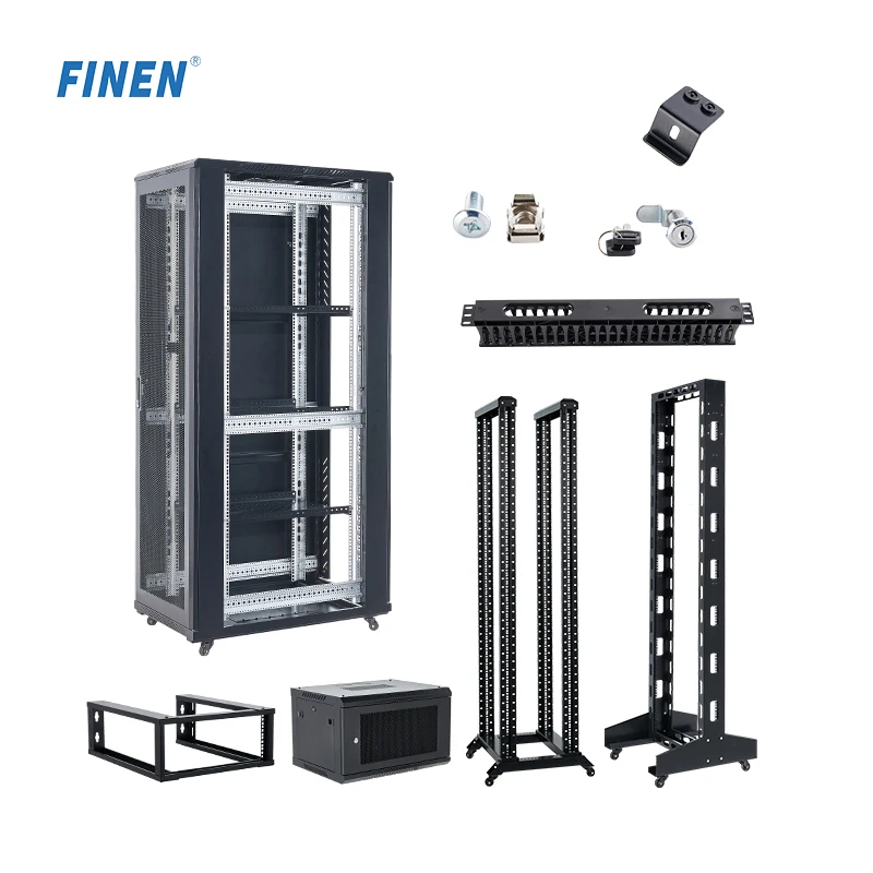FINEN Factory Direct Manufacture Customizable Wholesale Outdoor Network Server Rack Cabinet Enclosure
