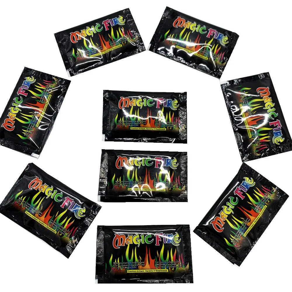 15g coloured flames bonfire xmas works fireplace   mystical fire magic sticks magic blue fire