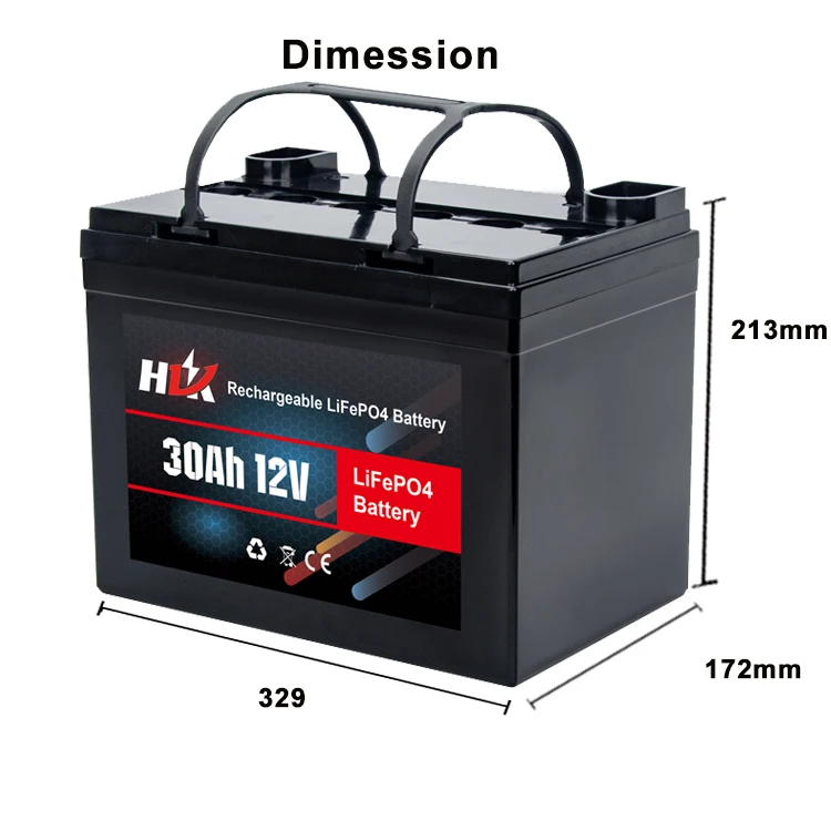 OEM 12V 24V 30ah 100Ah 50AH 200AH Deep Cycle Outdoor RV Marine Golf Cart Batterie Lifepo4 Lithium Iron Phosphate Battery