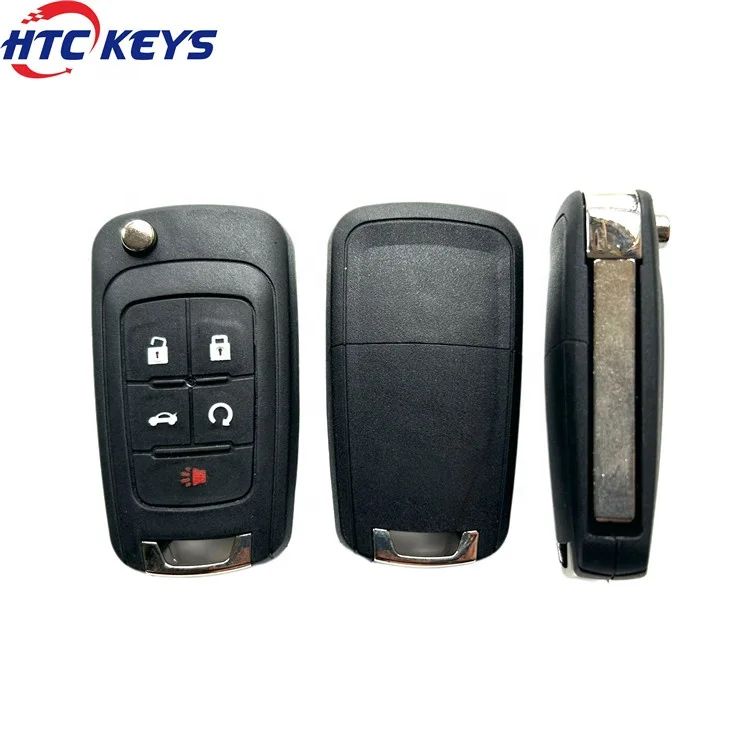 4+1 Button Folding Flip Remote Key For C-hevrolet Cruze Camaro Equinox Sonic Impala Malibu B-uick G-MC Terrain OHT01060512