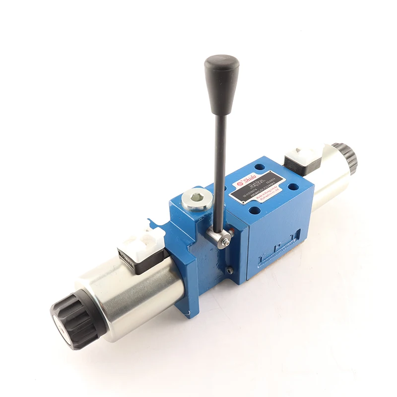Hydraulic Supplier Direct Acting Directional Slide Valve Directional valve Solenoid manual Reversing Valve 4WEMM10J3X Shida