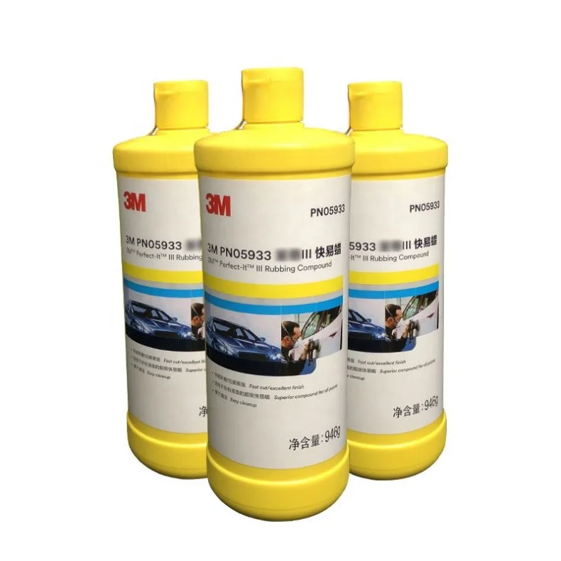 3M05933 экологически чистый воск для полировки поверхности автомобиля жидкая грубая абразивная ремонтная краска белых автомобилей