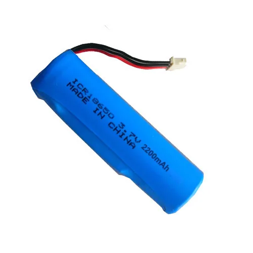 Rechargeable Lithium Ion 1S1P 3.7V 18650 2200mah Battery High Power Density 12 Months 50G with PCB and Connector Wires CN;GUA