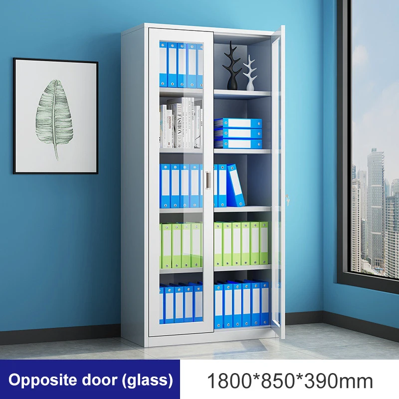 Tall Metal Storage Cabinet Lockable Steel Storage Cabinet with Doors and Shelves for Office Garage Home