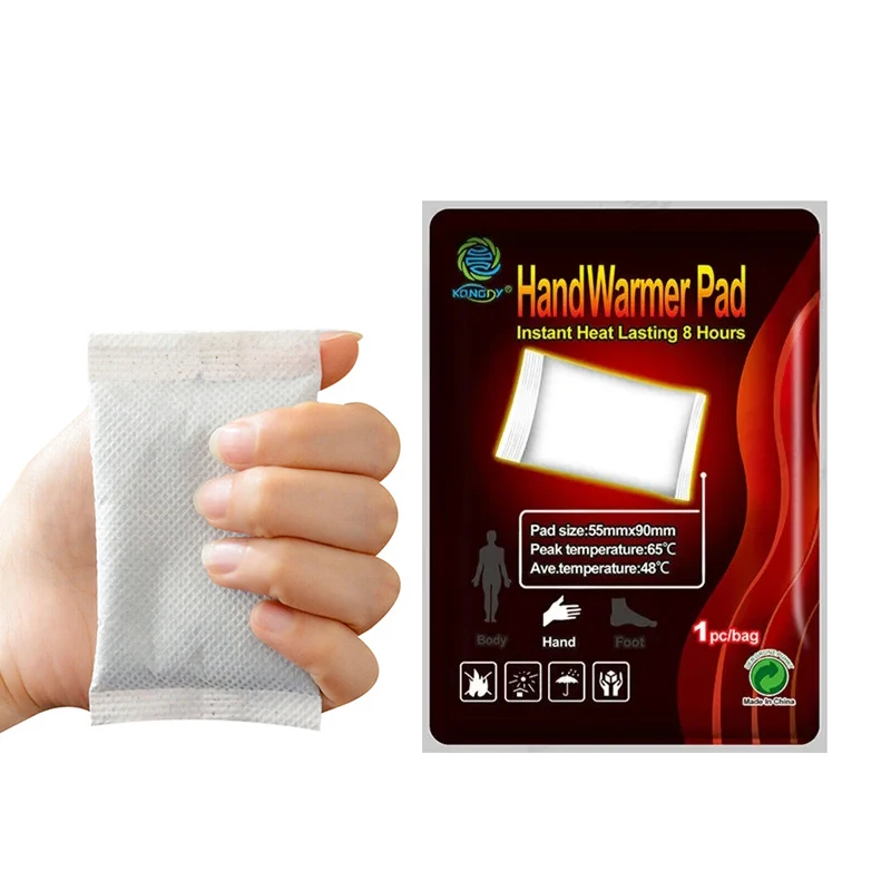 OEM factory air activated instant hot hands heat pocket packs disposable self heating patch adhesive warmer pad Hand Warmer