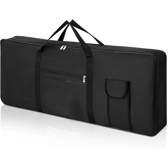 factory straight selling custom 61 Key Piano Keyboard Case Keyboard Rolling Bag Portable Durable Piano Keyboard Gig Bag