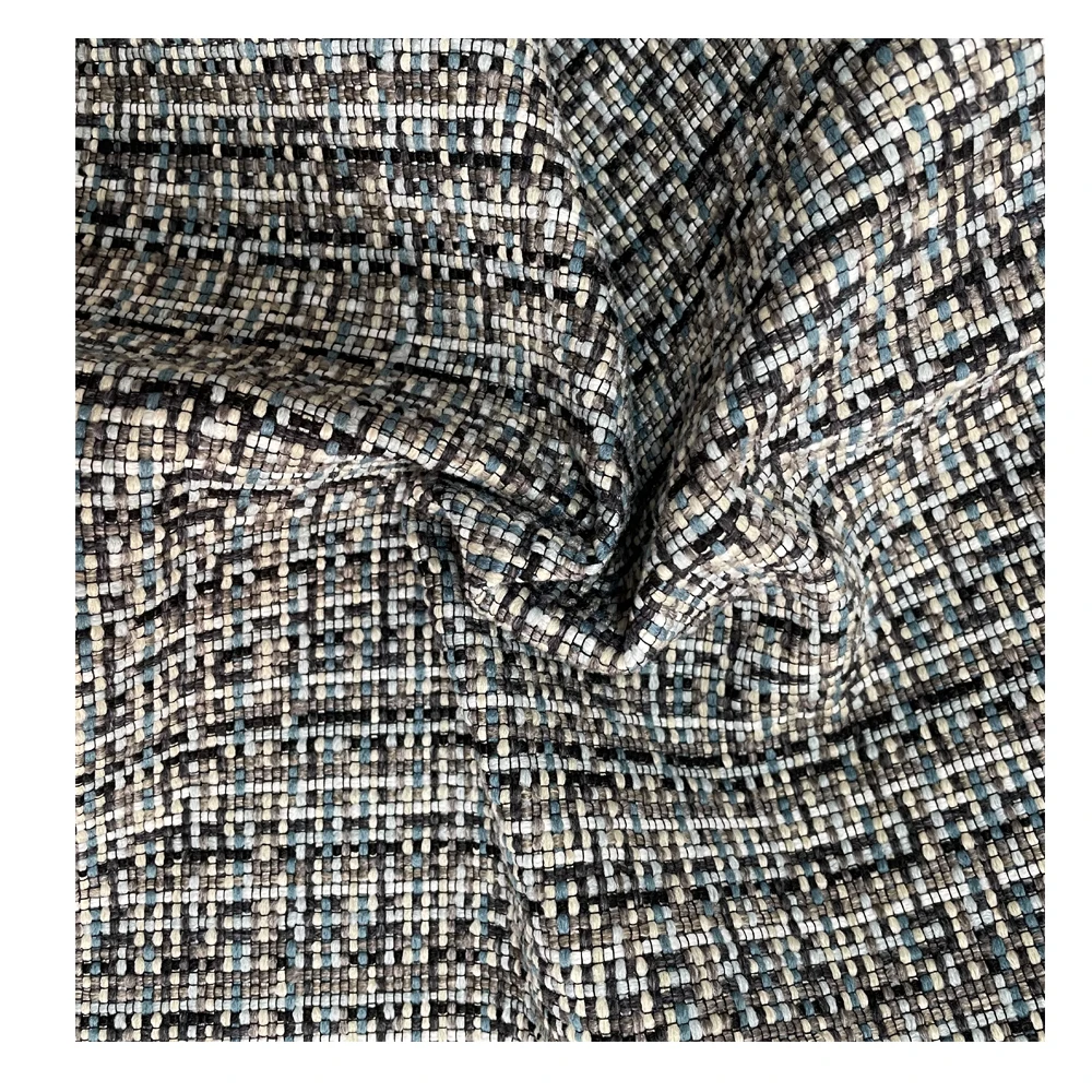 good sell yarn dyed woven fabric table lines jute  sofa upholstery fabric