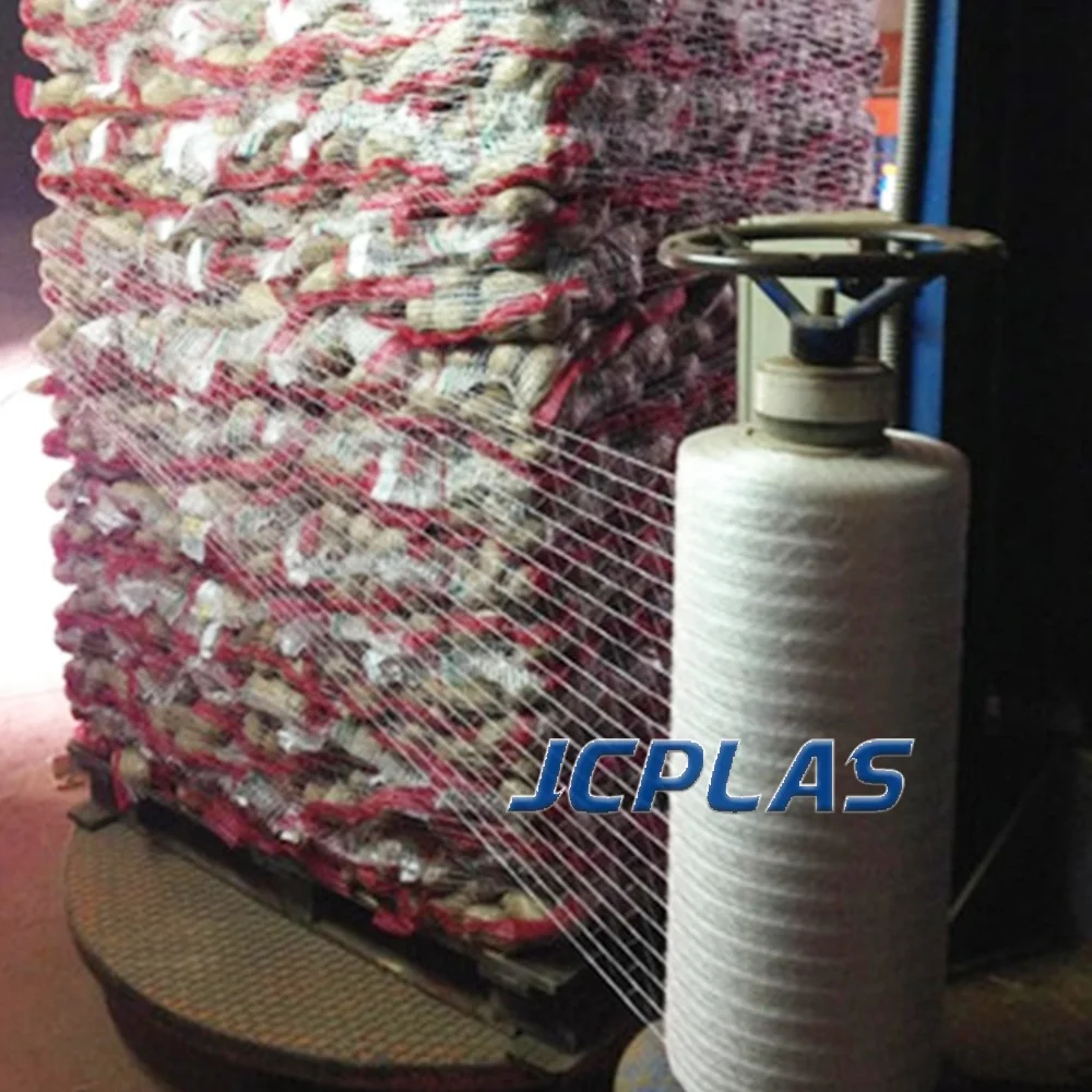 Durable high quality round white pallet netting stretch net for sale