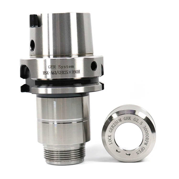 Top Quality HSK 63A Tool Holder HSK63A Chuck HSK63A  HSK63F Chuck for CNC HSK Spindle HSK63A-ER16-100L