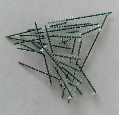 interdental brush head manufacture optional stainless steel dupont Nylon filaments different size low price