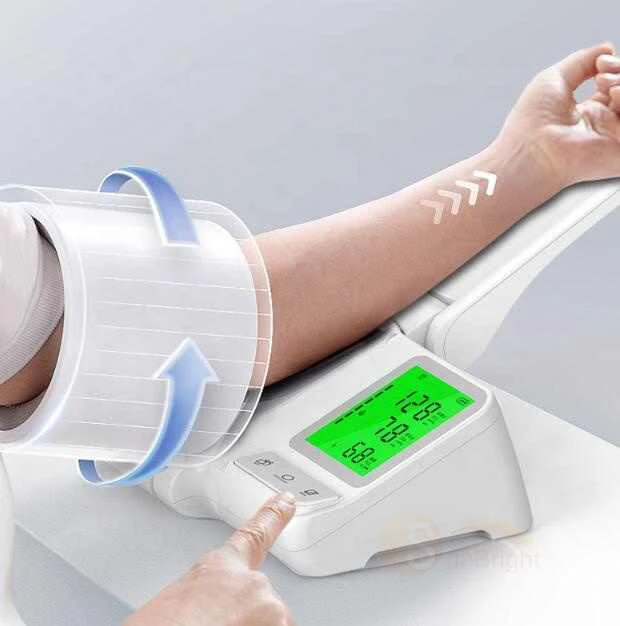 One-key quick measurement Arm tube design blood pressure model