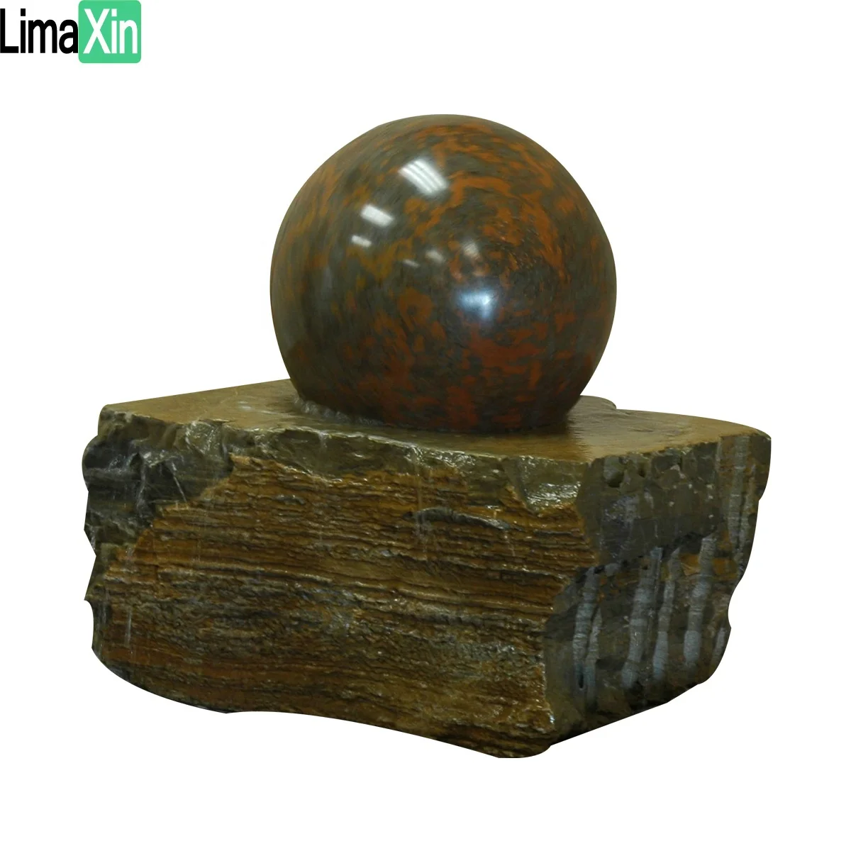Large size high end granite ball floating fountain rotating ball fountain