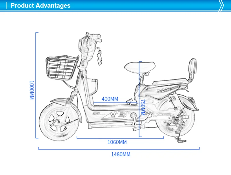 Wholesale 48v 350w high quality e- Bike  2023 Electric Bicycle for adult