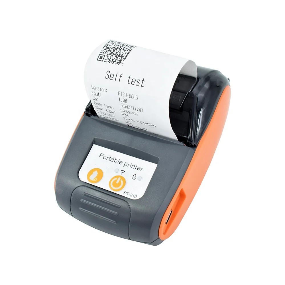 58mm Mini Portable Thermal Printer with Blue tooth Mobile Pos Thermal Receipt Printers