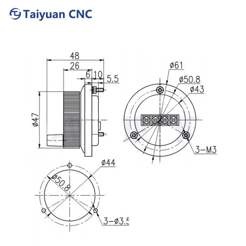 Competitive Price rotational encoder uses four wheel tractor hand wheels pulse generators  for Numerical control