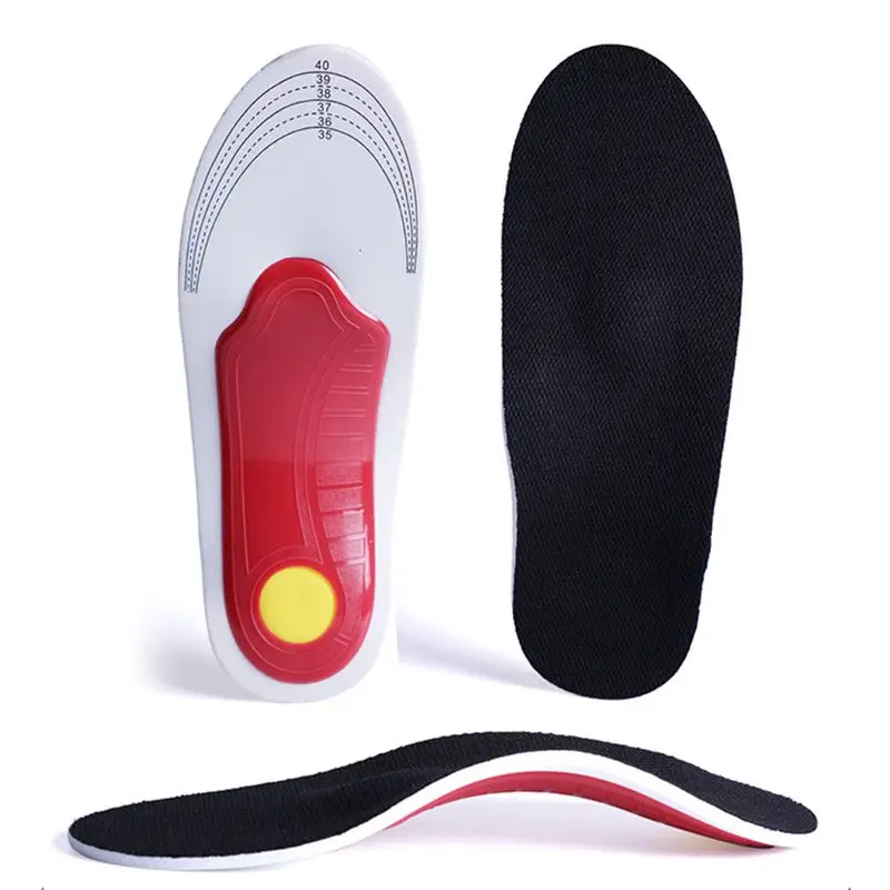 Customized Insole Orthotic High Arch Support Flat Foot Plastic Orthopedic Shoe Insoles Flat foot Men and Women Shoe Pad