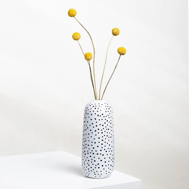 Yuanwang Ornament Nordic Porcelain Ceramic Vase Table Decorative Minimalist Flower Vase