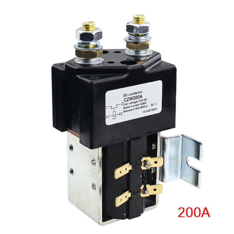 12V 24V 36V 48V 60V 72V 200A CZW200 1NO для электромобиля Электрический вилочный погрузчик автомобильный лебедка DC контакт