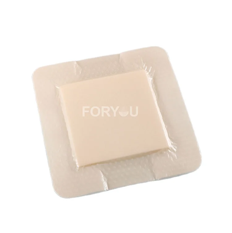 Good Quality Silver Ion Foam Medical Alginate Silicone Sacral Waterproof Self Adhesive Super Absorbent Wound Dressing