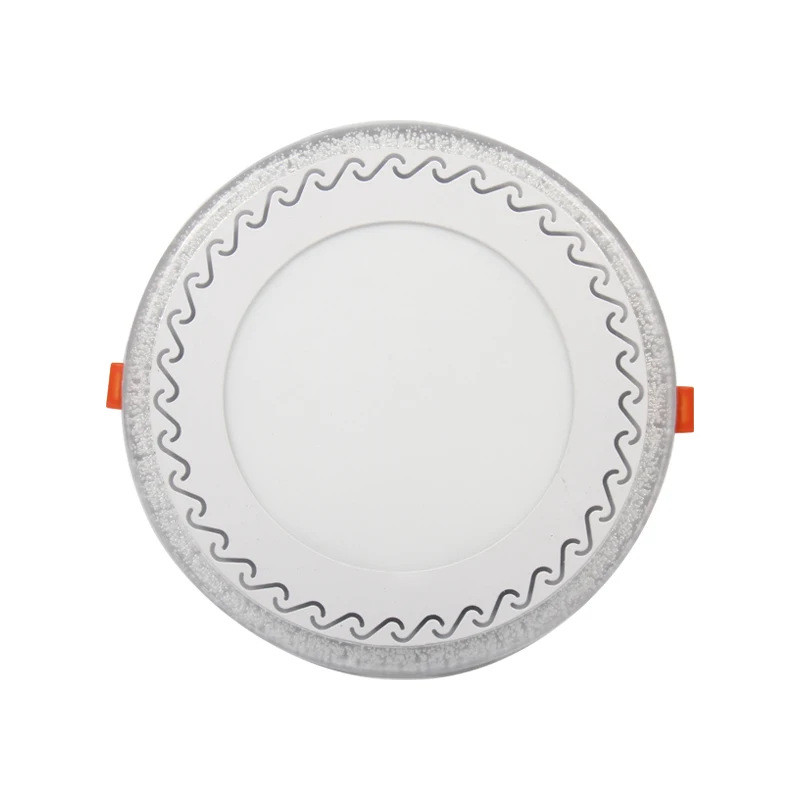 China Zhongshan Factory 3+3w 6+3w 12+4w 18+6w Double Color Tricolor RGB Recessed Round Square RGB Led Panel Light