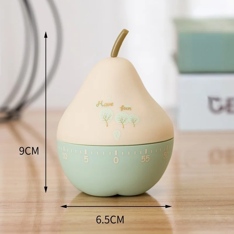 Cartoon Kitchen Timer Magnetic Countdown Timer Twist One Button Operation for Teacher Kids and Elderly for Classroom Home