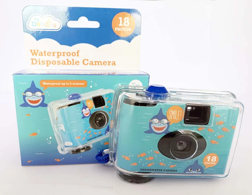 Factory disposable waterproof film camera underwater design for promotional gifts in summer
