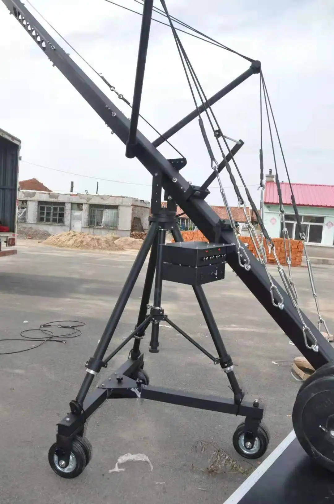 
12m Professional 360 Degree Dutch Head Camera Crane Jibs and Camera Boom for Sale 