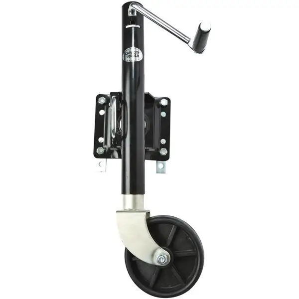
Side Handle 1000LBS Trailer Jack with Rubber Wheel 