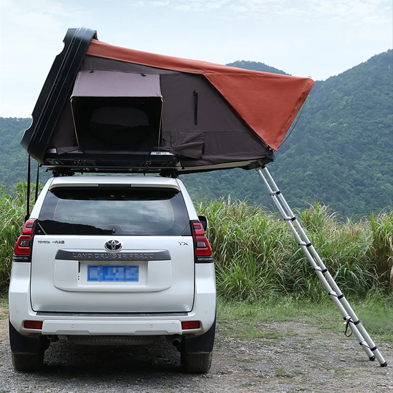 2021 Hot Sale Clamshell Roof tent top hard shell Suv tent camping Hard Shell Car Roof Top Tent